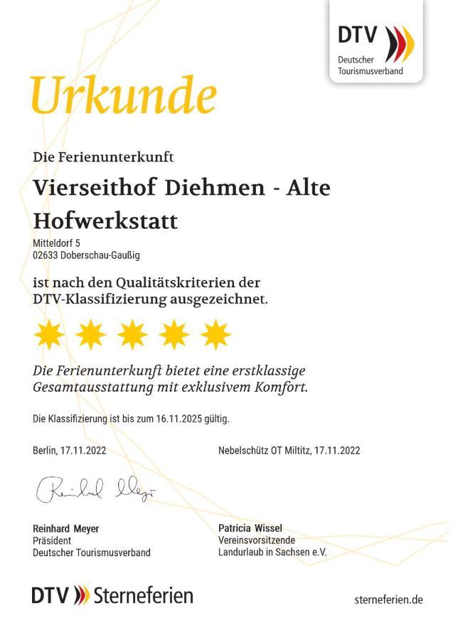 GaußigAlte Hofwerkstatt公寓 外观 照片
